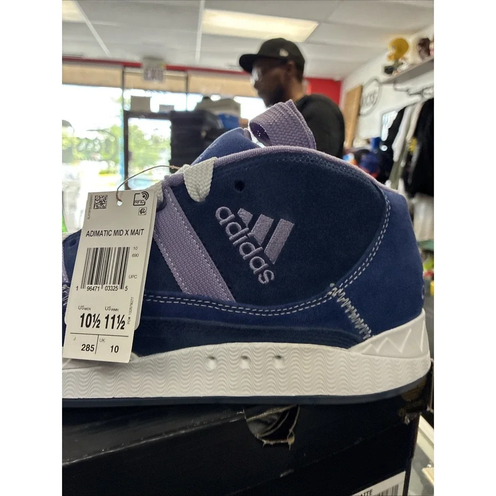 Maite Steenhoudt x adidas Originals Adimatic Mid Blue IG8174 Men's SZ 10.5 NEW